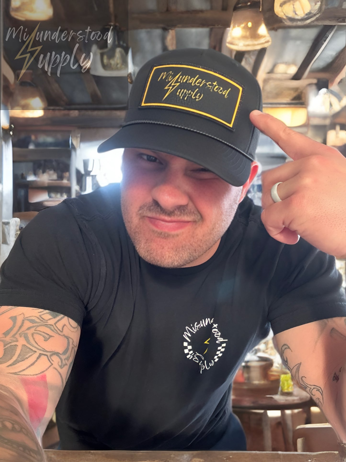 Patched Rope Hat