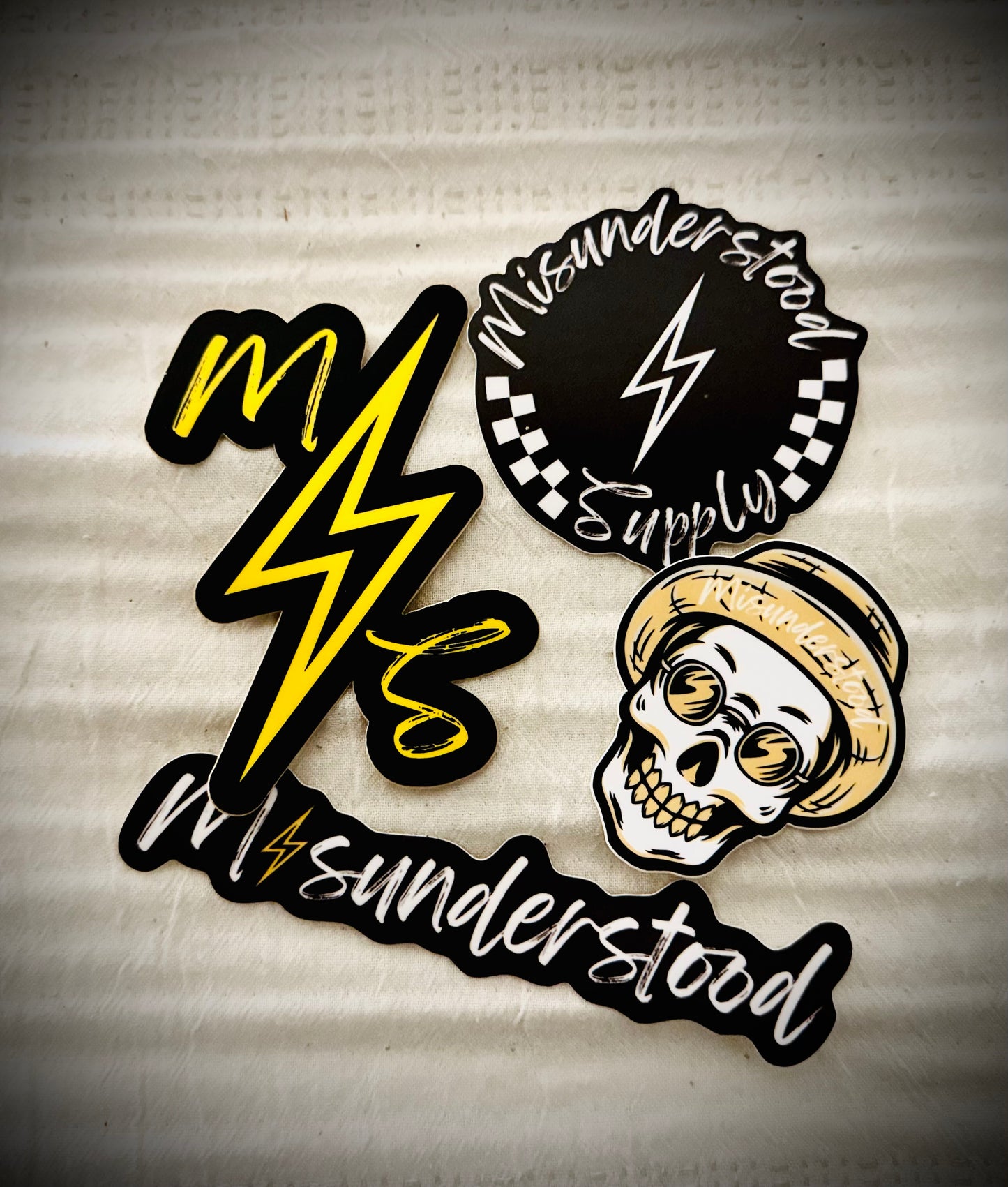 4 Piece Sticker Pack