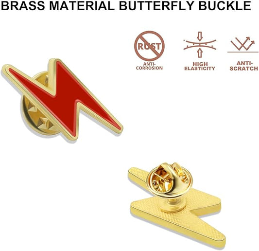 Misunderstood Professional Lightning Bolt Pin (2 pack)